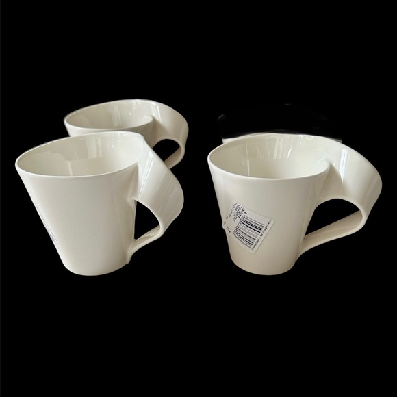 Villeroy and Boch New wave cafe -tea cups set of 3 rare size 6 oz. HTF - Picture 4 of 4